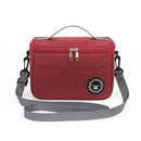 Bolsa Feminina Transversal Com Bolso Frontal De Fecho Magnético