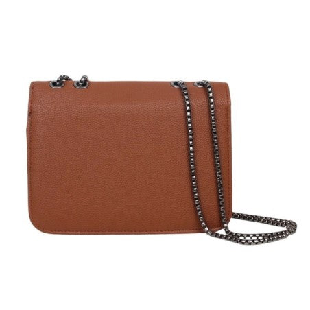 Bolsa Carteira Feminina 1 Divisória Alça Corrente Fecho Imã