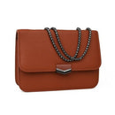 Bolsa Carteira Feminina 1 Divisória Alça Corrente Fecho Imã